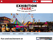 Tablet Screenshot of exhibitionparksj.com
